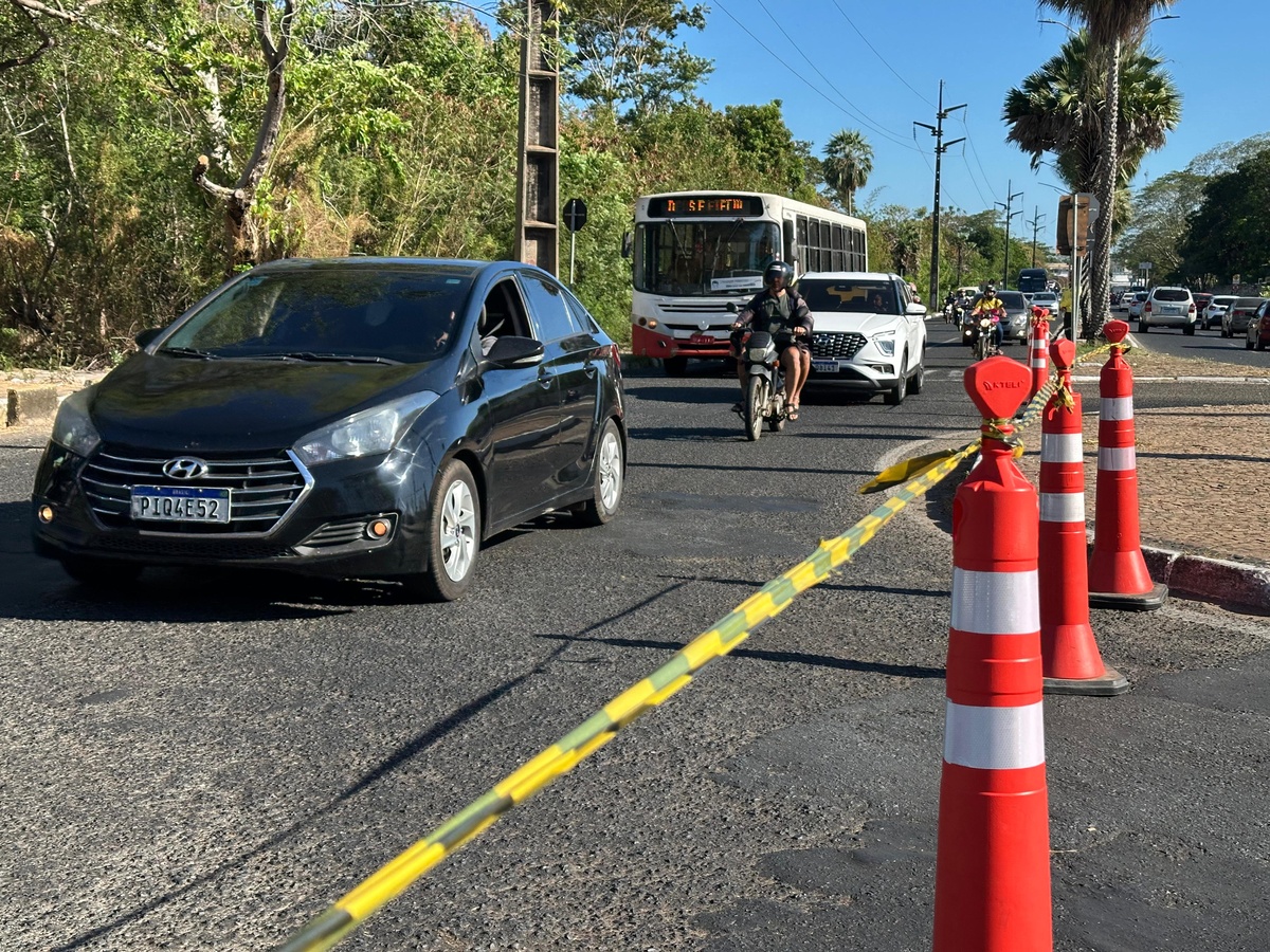 Interdição da Ponte Metálica gera congestionamentos de 3 KM na Br-316 em Timon