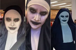 Jovem é impedida de circular em shopping de Teresina por estar fantasiada (Foto: Reprodução)