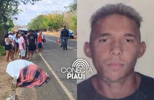 Jovem morre em grave acidente de moto na PI-130, entre Palmeirais e Nazária (Foto: Repórter 12)