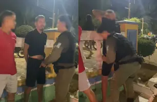 Jovem que vestiu farda da PM-PI para viralizar diz estar arrependido do vídeo (Foto: Reprodução/Redes Sociais)