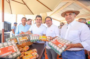 Lançamento da pedra fundamental da Granja (Foto: Louany Naira)