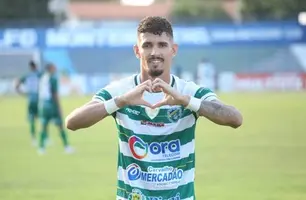 Manoel, ex-atacante do Altos e novo jogador do Capital (Foto: Luis Junior/A.A. Altos)