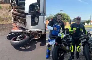 Médico morre após colidir moto contra caminhão em Campo Maior (Foto: Reprodução)
