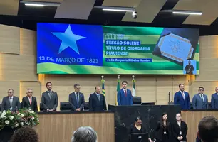 Ministro do TCU recebe Título de Cidadania Piauiense em sessão solene na Alepi (Foto: Heitor Carvalho/Conecta Piauí)