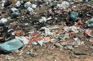 Moradores denunciam acúmulo de lixo e mau cheiro no conjunto Leonel Brizola (Foto: Conecta Piauí/Pedro Melo)