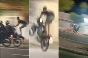 Moradores denunciam jovens fazendo 'grau' diariamente em Demerval Lobão (Foto: Reprodução)