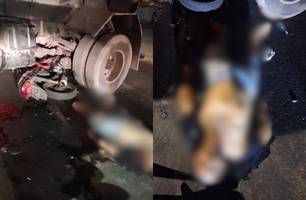 Motociclista morre após colidir contra caminhão na BR-343, em Teresina (Foto: Reprodução)
