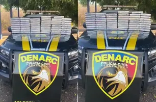 Motorista é preso com cocaína durante operação da PRF e Denarc em Picos (Foto: Divulgação/PRF)