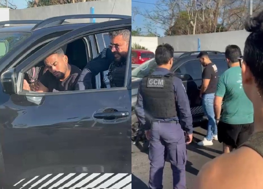 Motorista visivelmente embriagado é preso após causar acidente em Teresina
