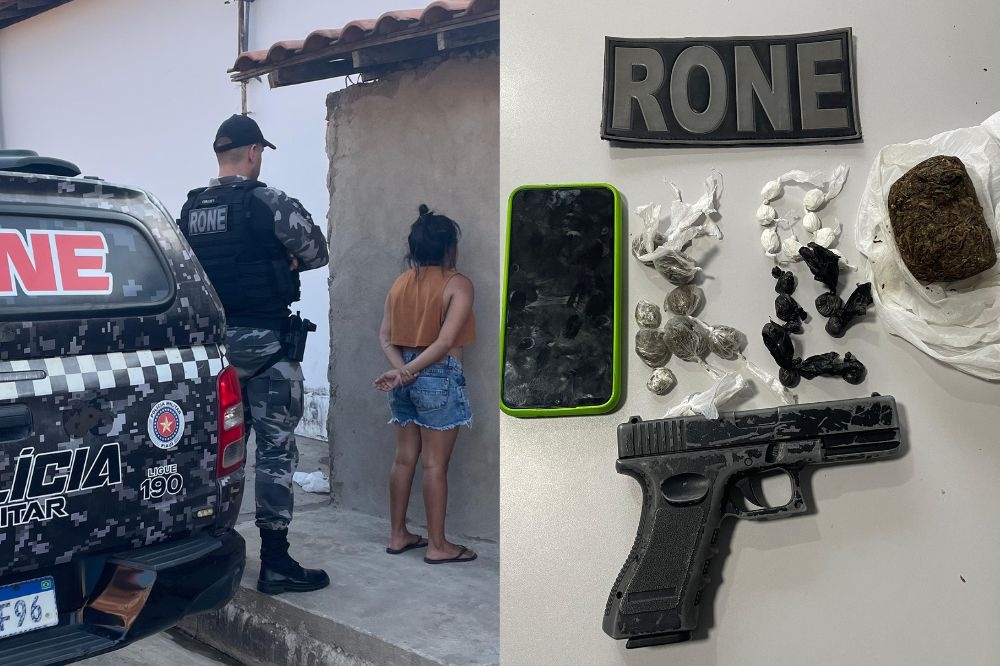 Mulher é presa com drogas e celular roubado na zona Leste de Teresina