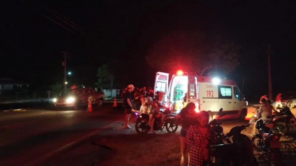 Mulher morre em colisão entre duas motocicletas na zona Rural de Pedro II
