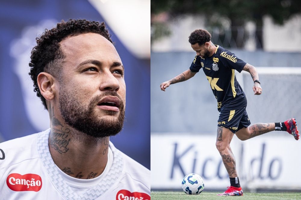 Neymar sofre lesão na coxa e irá desfalcar Santos contra o São Paulo