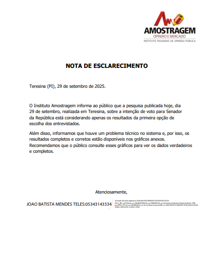 Nota de esclarecimento