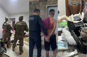 Operação prende filho de líder do Bonde dos 40 em Teresina (Foto: Reprodução)