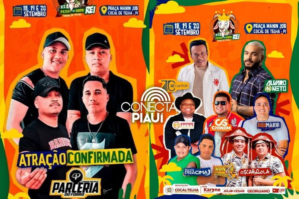 Parceria do Forró vai animar abertura da XI Feira do Bode Rei em Cocal de Telha
