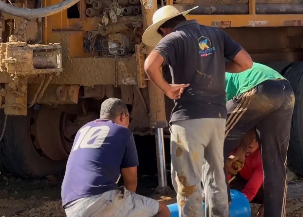 Parnarama inicia perfuração de poço no bairro Agrovema para ampliar abastecimento