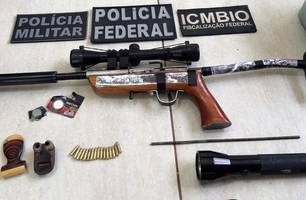 PF prende caçadores e desmonta esquema de caça predatória em parques do Piauí (Foto: Reprodução/PF)