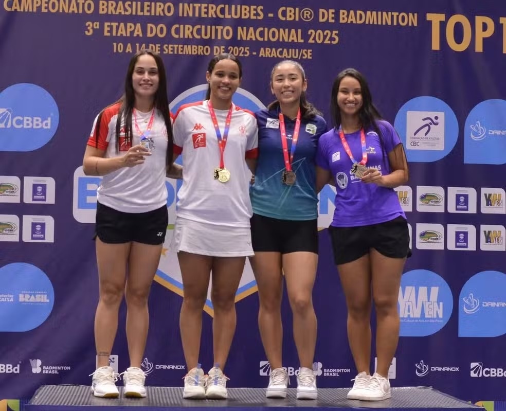 Piauiense Juliana Vianna conquista título no Campeonato Nacional de Badminton