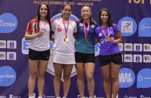 Piauiense Juliana Vianna conquista título no Campeonato Nacional de Badminton (Foto: Reprodução/Redes Sociais)