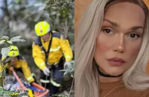 Piauiense morre após cair de ribanceira em cachoeira de Blumenau, Santa Catarina (Foto: Reprodução)