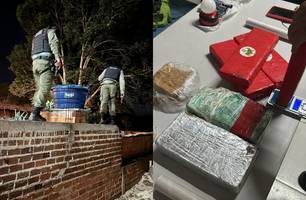 PM apreende mais de 5 kg de drogas em casa abandonada em Cocal da Estação (Foto: Divulgação/PMPI)