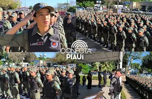 PM-PI reforça efetivo com mais de 600 novos policiais em Teresina (Foto: Conecta Piauí)