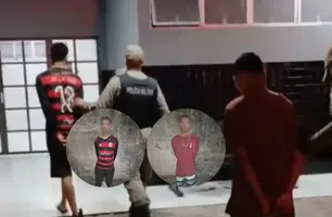 Polícia prende homem com várias passagens e apreende menor por tráfico em Parnaíba (Foto: Reprodução)