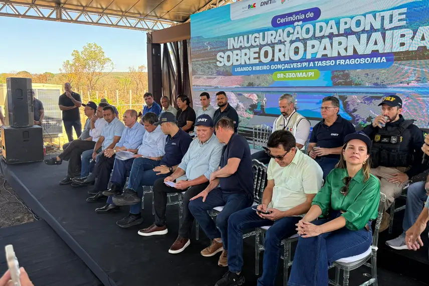 Ponte sobre o rio Parnaíba é inaugurada entre Piauí e Maranhão
