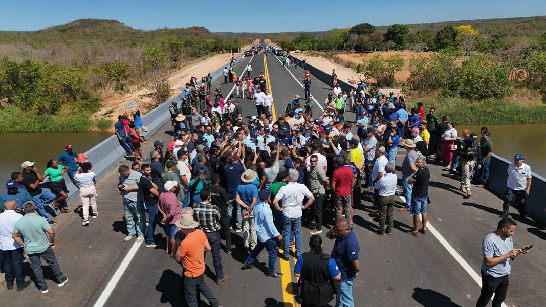 Ponte sobre o rio Parnaíba é inaugurada entre Piauí e Maranhão