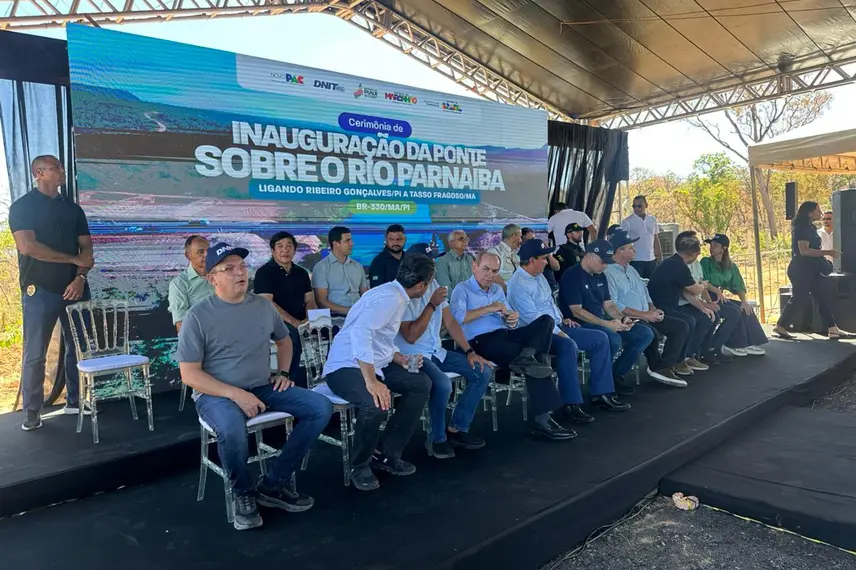 Ponte sobre o rio Parnaíba é inaugurada entre Piauí e Maranhão