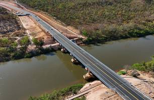 Ponte sobre o rio Parnaíba é inaugurada entre Piauí e Maranhão (Foto: Conecta Piauí)