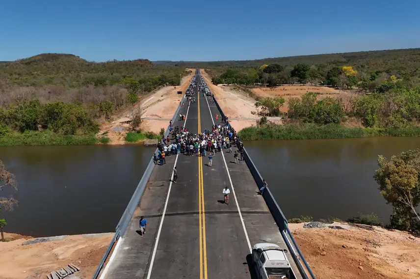 Ponte sobre o rio Parnaíba é inaugurada entre Piauí e Maranhão