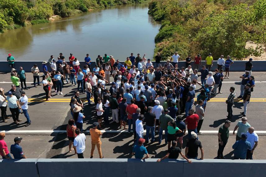 Ponte sobre o rio Parnaíba é inaugurada entre Piauí e Maranhão