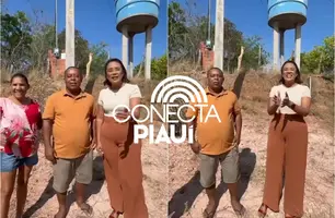 Prefeita Camila Barbosa anuncia solução para abastecimento em Lagoa do Piauí (Foto: Reprodução)