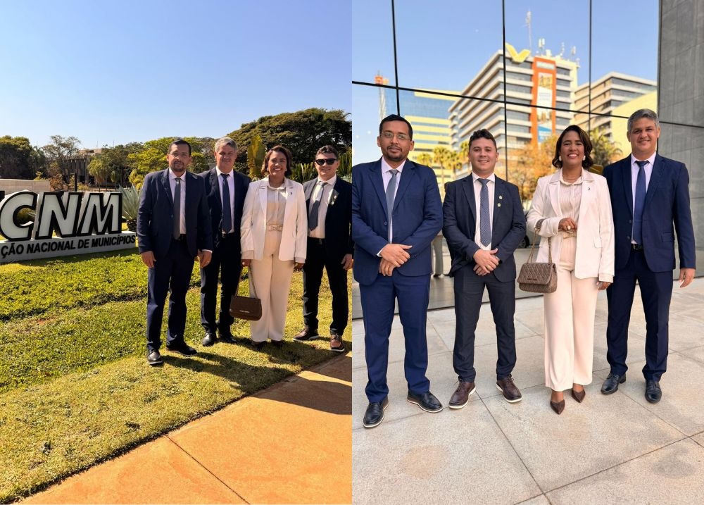 Prefeita Camila Barbosa cumpre agenda em Brasília com foco nos repasses do FPM