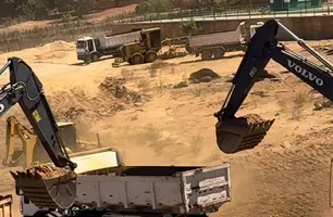 Prefeita Kaylanne anuncia início da limpeza da barragem de Jurema (Foto: Reprodução)