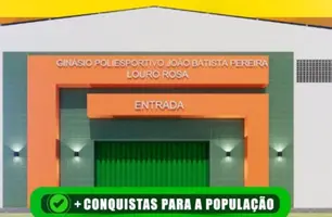 Prefeito assina acordo para construção do Ginásio Poliesportivo em Passagem Franca (Foto: Reprodução)