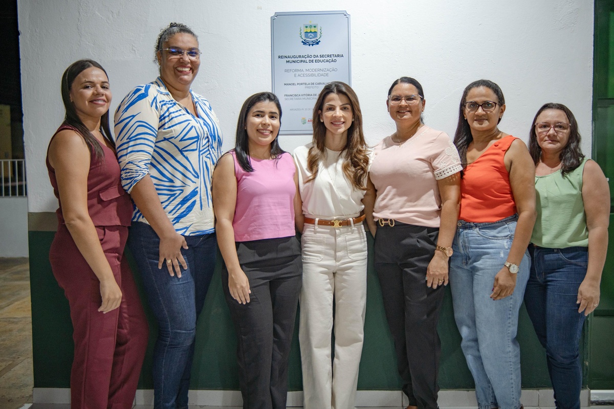 Prefeito Manoel Portela Neto reinaugura sede da Secretaria de Educação de Aroazes
