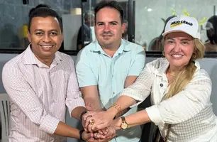 Prefeito Roni Abílio anuncia apoio a Simone Pereira e reforça aliança política (Foto: Reprodução)