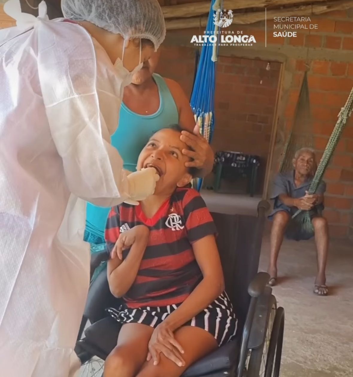 Prefeitura de Alto Longá leva atendimento odontológico domiciliar para população