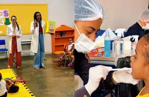 Prefeitura de Amarante leva Programa Saúde na Escola para creche (Foto: Reprodução)