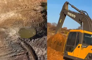 Prefeitura de Jurema realiza limpeza de barragens para garantir abastecimento (Foto: Reprodução)