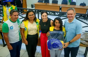 Prefeitura de Timon entrega novos fardamentos a Agentes Comunitários de Saúde (Foto: Reprodução)