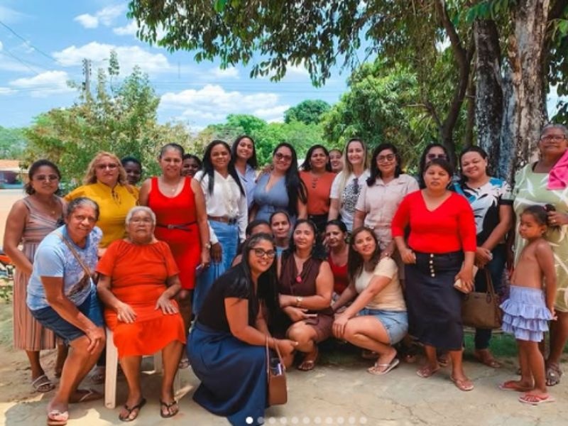 Primeira reunião da Associação de Mulheres Empreendedoras Produtoras Rurais