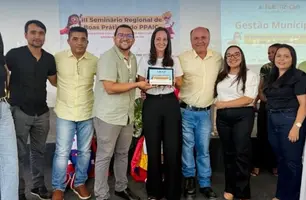 Professora de Caracol conquista 1º lugar em Seminário Regional do PPAIC (Foto: Reprodução)