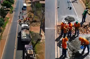 Quatro novas lombadas serão implantadas na PI-238 em Sussuapara (Foto: Reprodução)