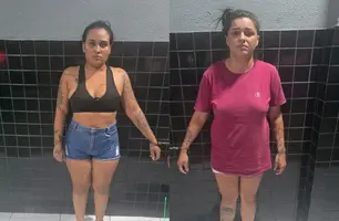 'Rapunzel' e comparsa suspeitas de tráfico de drogas são presas em Parnaíba (Foto: Divulgação/Polícia Civil)