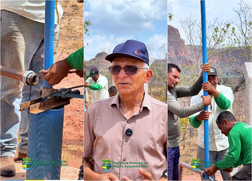 Ribeiro Gonçalves leva rede de água ao Vão do Paracati