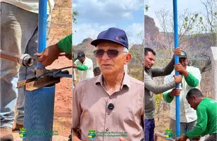Ribeiro Gonçalves leva rede de água ao Vão do Paracati (Foto: Reprodução)