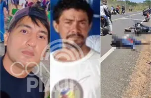 Saiba quem são as vítimas do acidente de moto que deixou dois mortos na PI-223 (Foto: Reprodução)